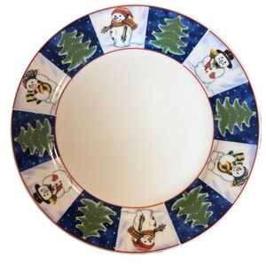Royal Norfolk WinterWonderland Dinner Plate